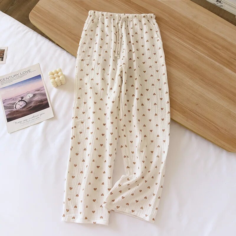 GR - Geblümte Pyjamahose
