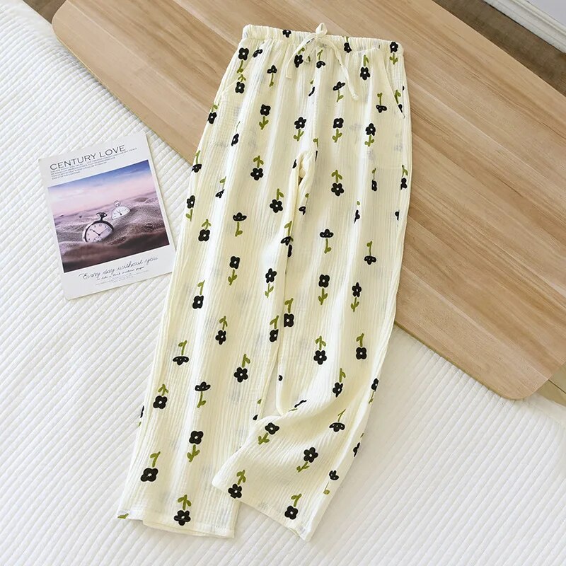 GR - Geblümte Pyjamahose