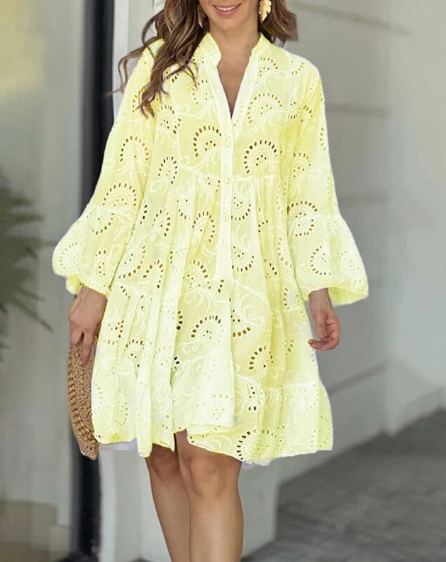 GR - Dress with Cut-Out Patterns