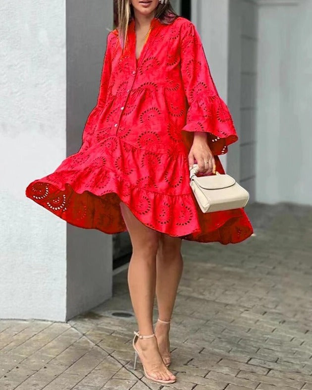 GR - Dress with Cut-Out Patterns
