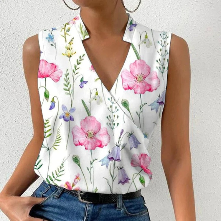 GR - V-neck sleeveless
