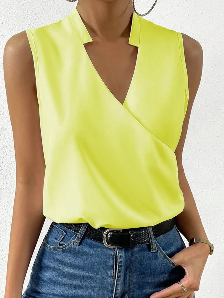 GR - V-neck sleeveless