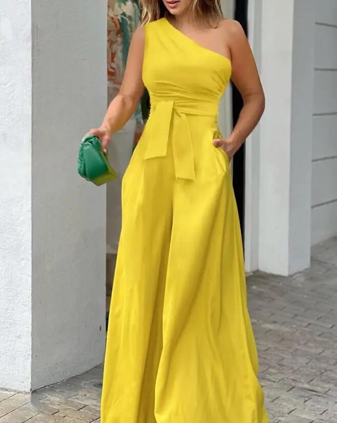 GR - Elegant wide-leg jumpsuit