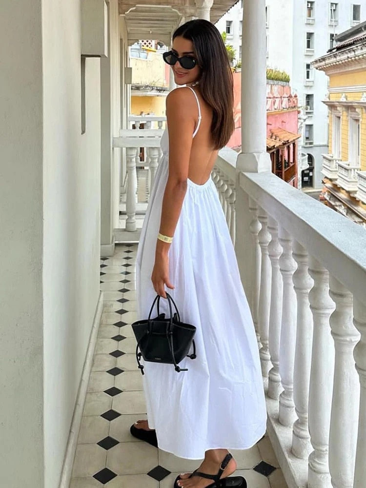 GR - Rückenfreies Midikleid