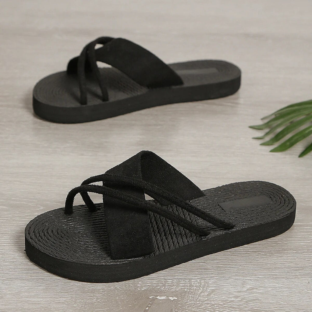 GR - Black slipper