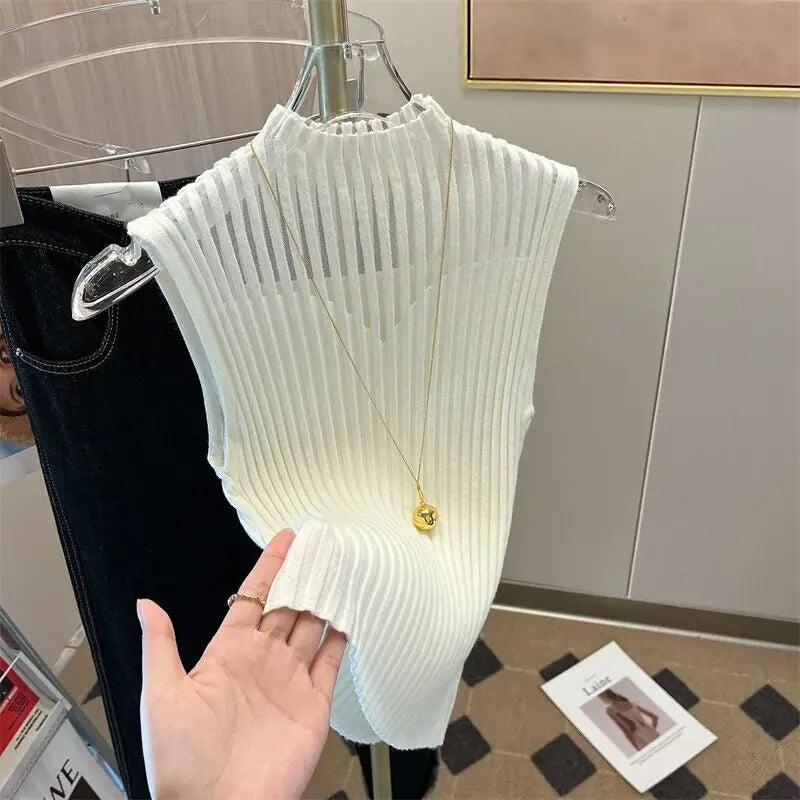 GR - Tank with high collar