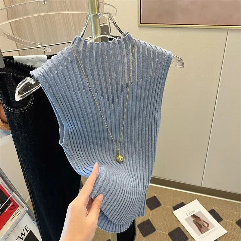 GR - Tank with high collar