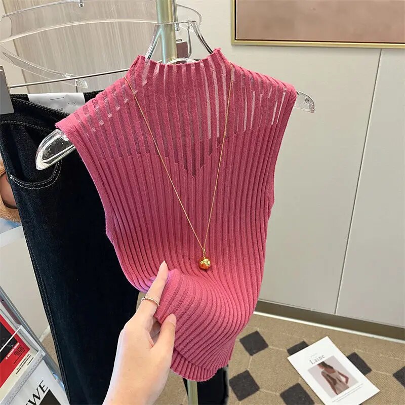GR - Tank with high collar