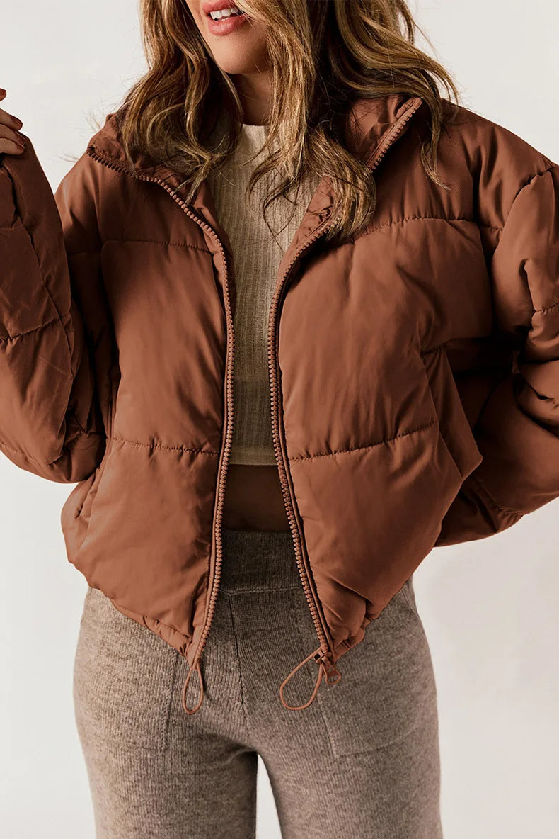 GR | Women's puffer jacket with modern design