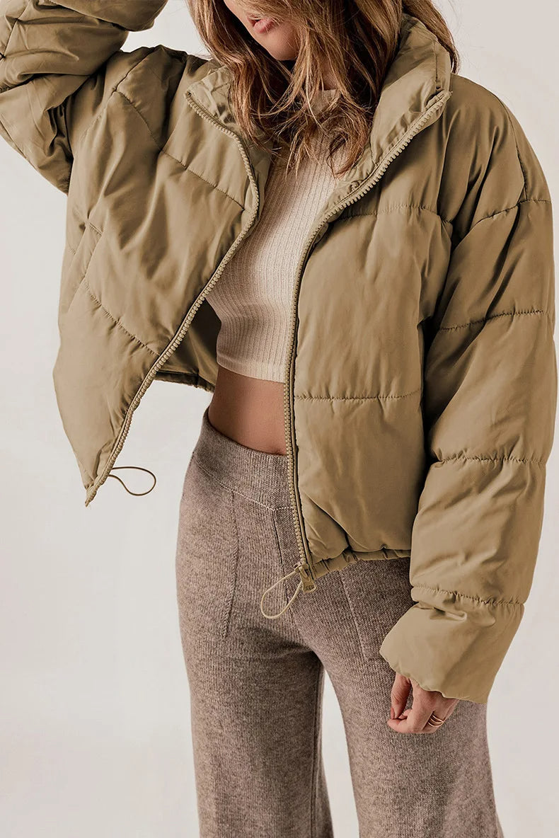 GR | Women's puffer jacket with modern design