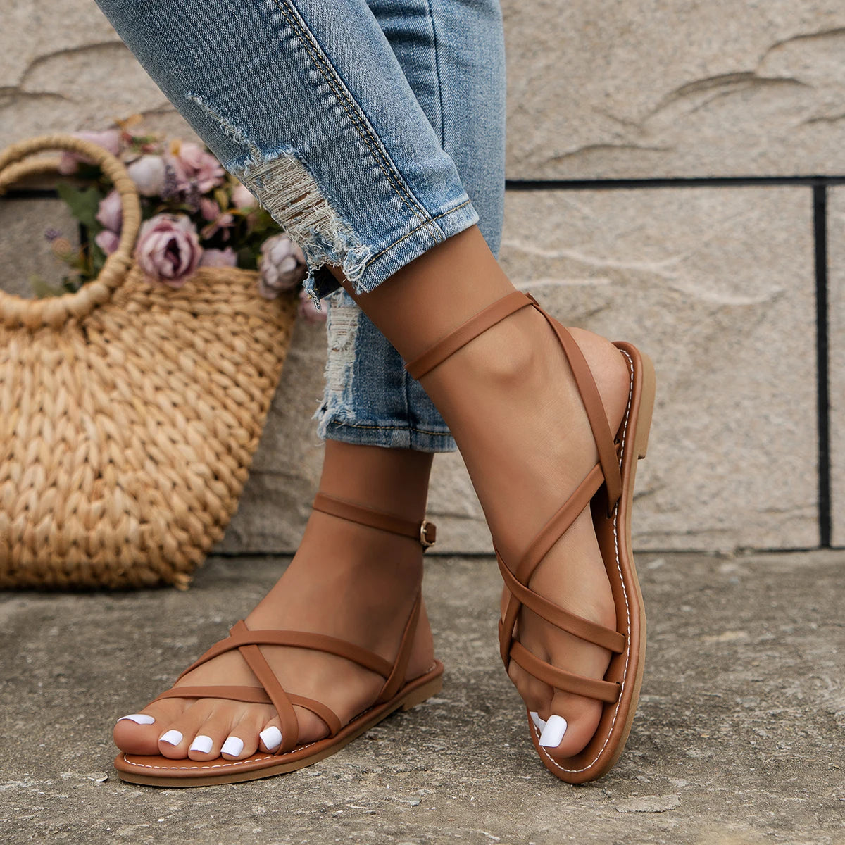 GR | Chic Roman Sandals for Women