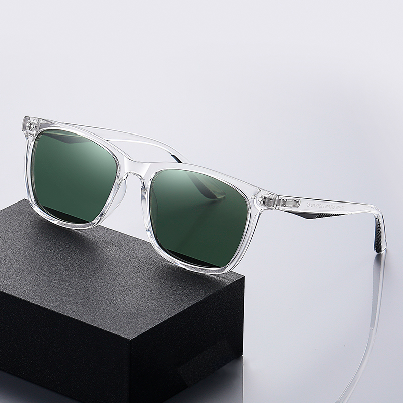 GR | Classic sunglasses with a transparent frame