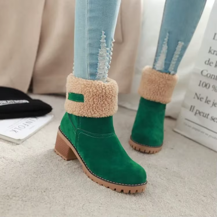 GR | Stylish Warm Leather Snow Boots