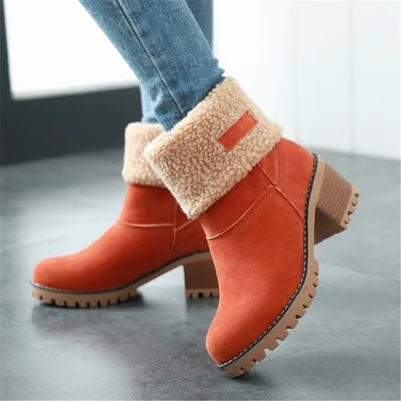 GR | Stylish Warm Leather Snow Boots