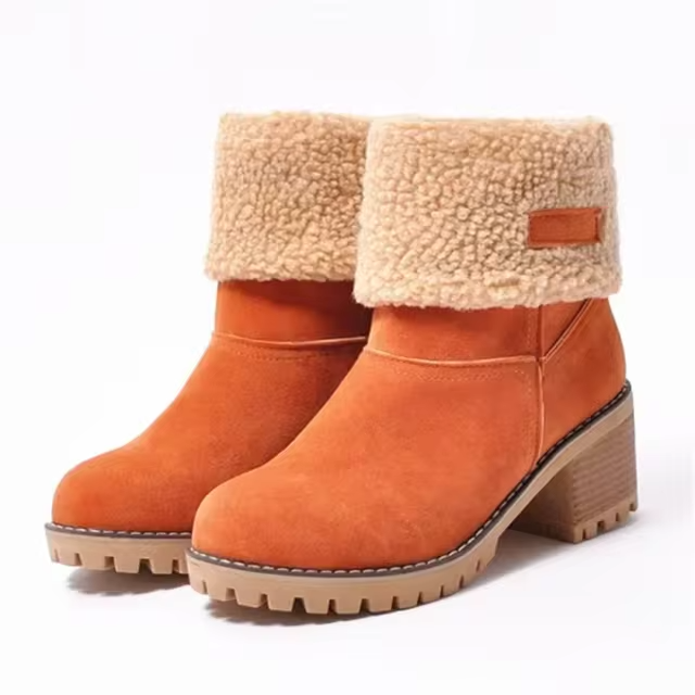 GR | Stylish Warm Leather Snow Boots