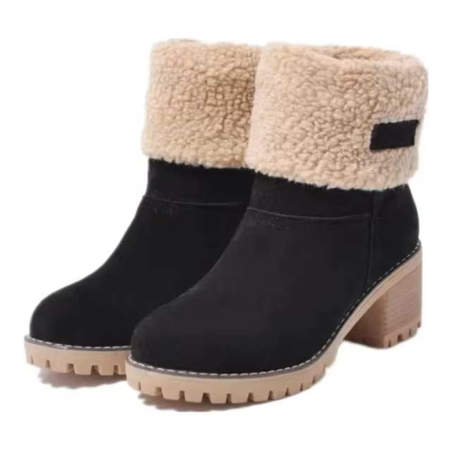 GR | Stylish Warm Leather Snow Boots