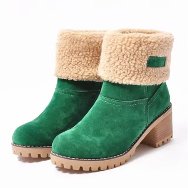 GR | Stylish Warm Leather Snow Boots