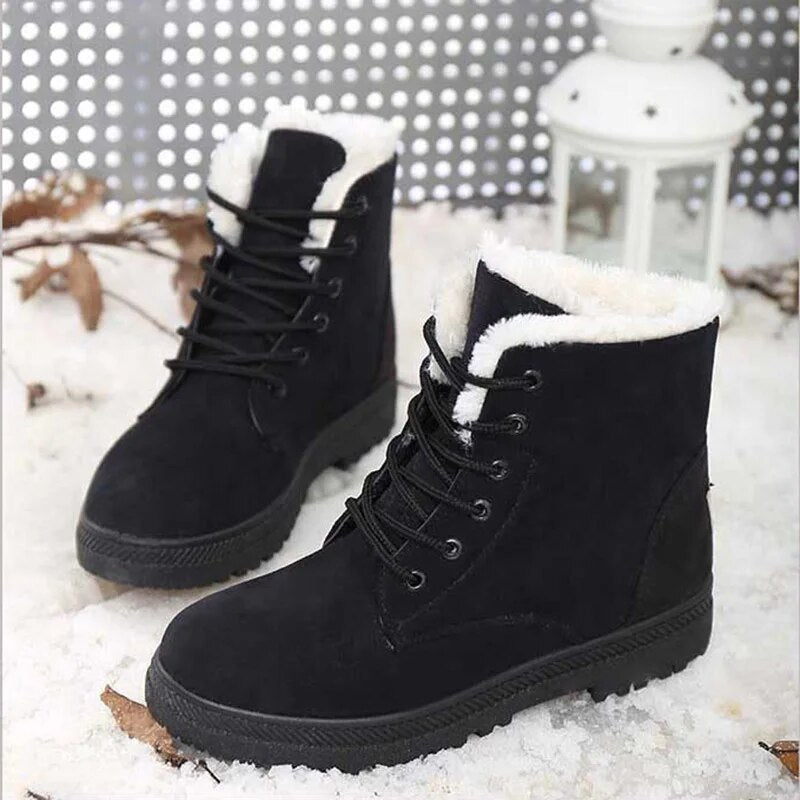GR | Non-slip snow boots with laces