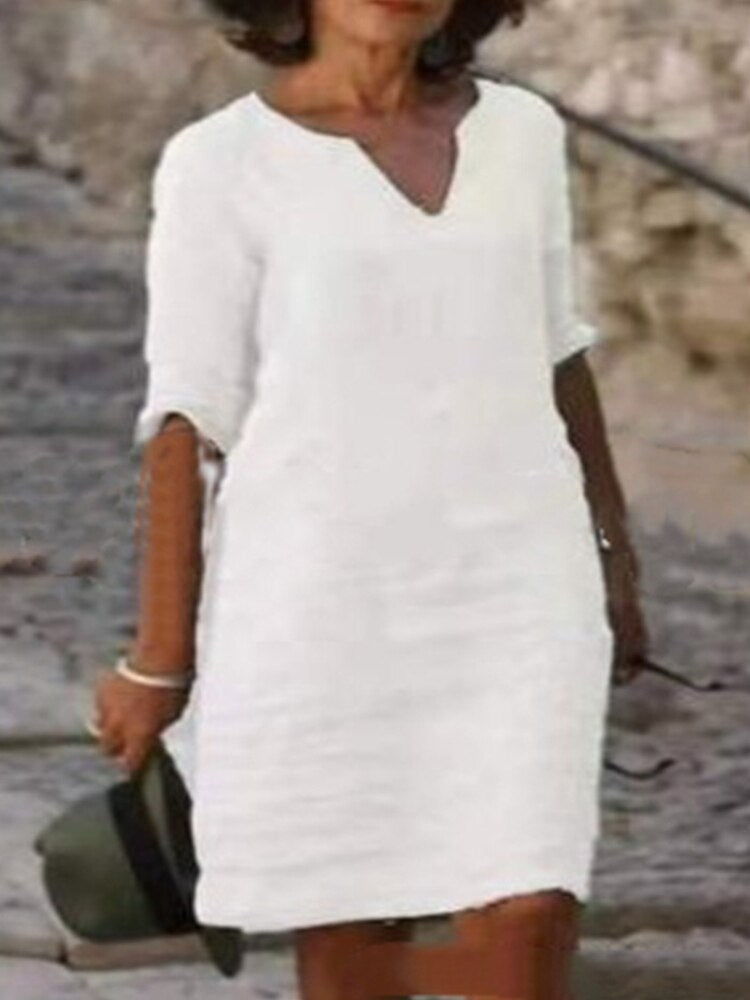 GR | Midi Kleid - Stilvolles und Entspanntes Midikleid für Jeden Tag