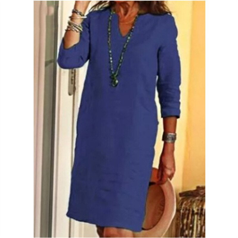 GR | Midi Kleid - Stilvolles und Entspanntes Midikleid für Jeden Tag