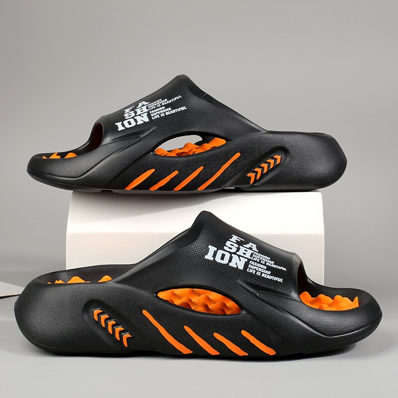 GR | Luxury Orthopedic Bath Slippers with Soft Footbed and Non-Slip Sole