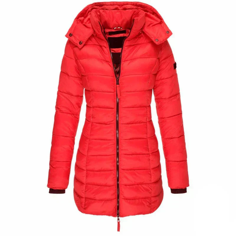GR | Down jacket with hood and zipper