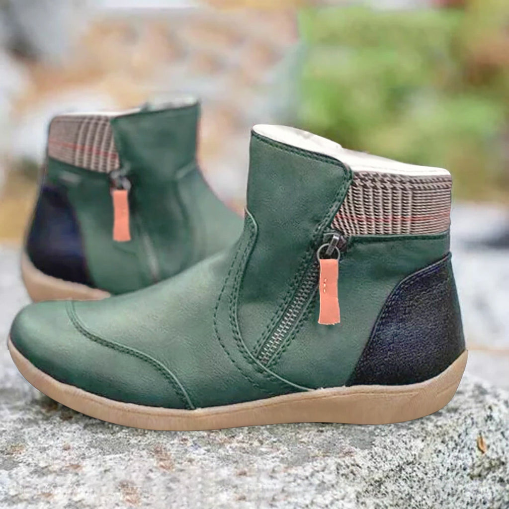 GR | Waterproof, orthopedic leather boots