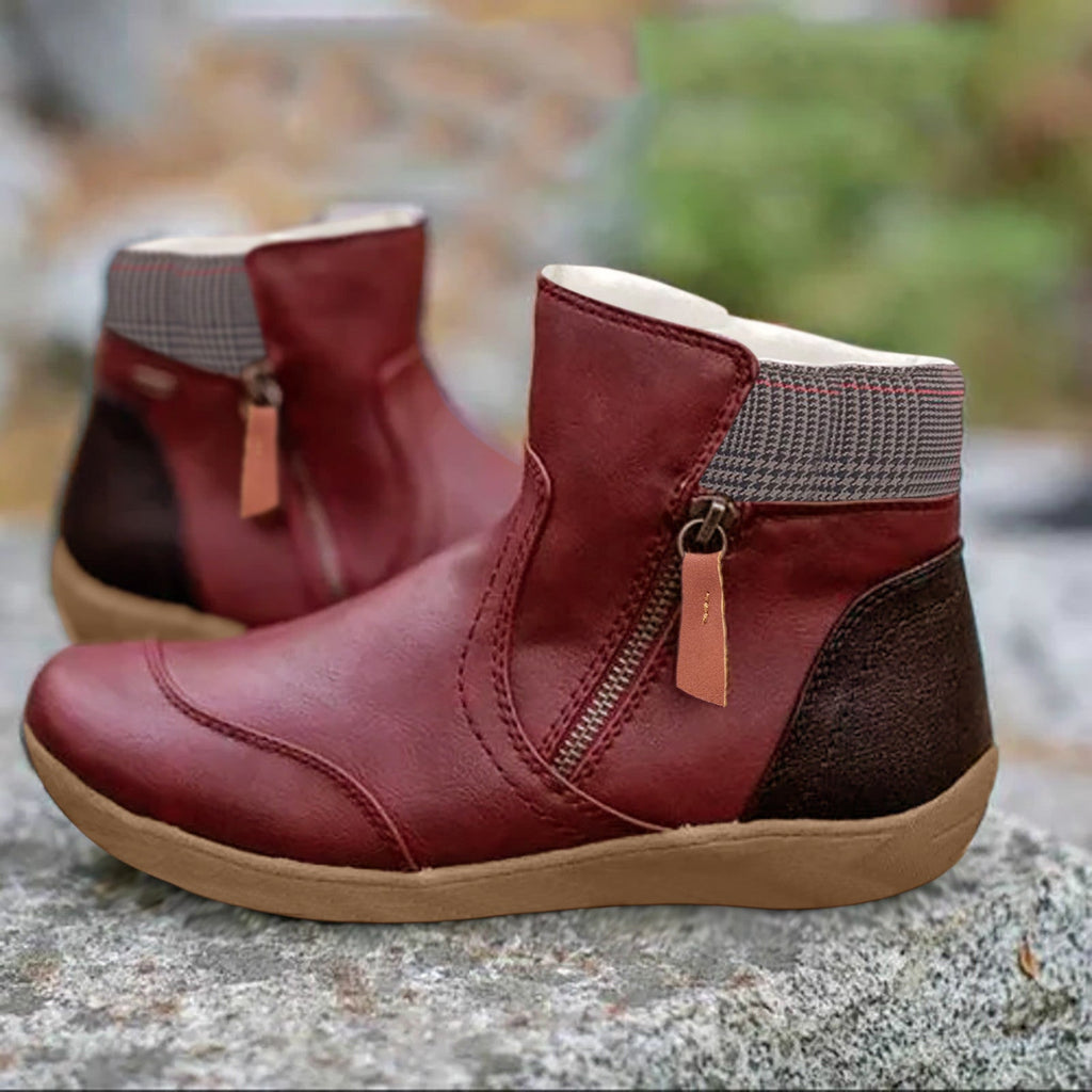 GR | Waterproof, orthopedic leather boots