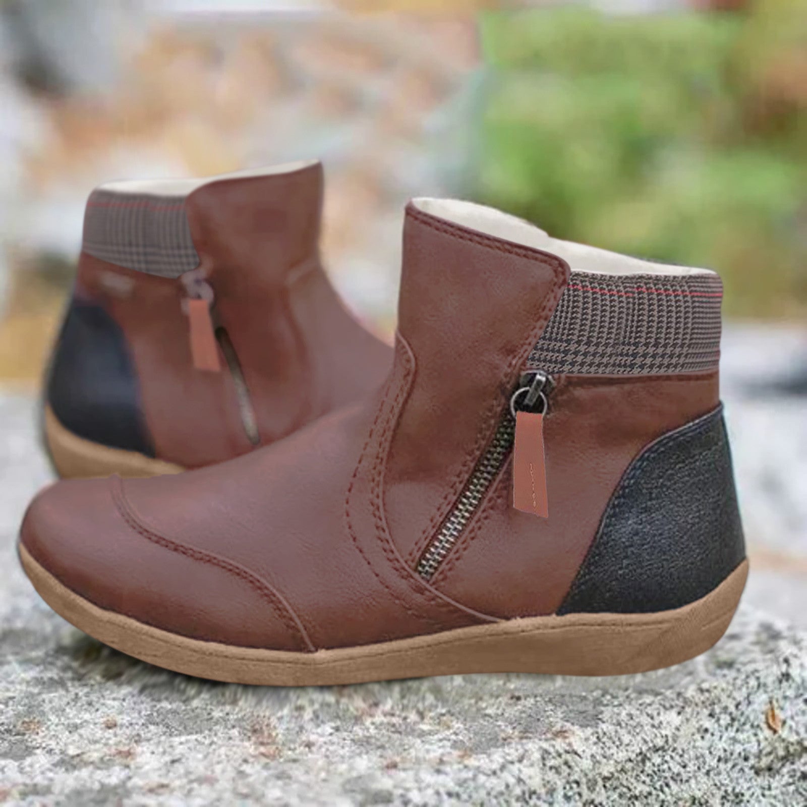 GR | Waterproof, orthopedic leather boots