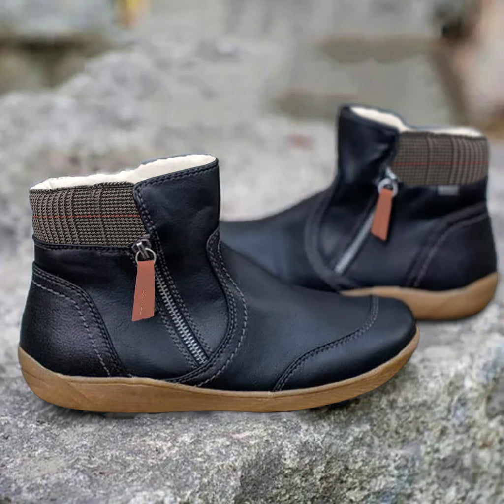 GR | Waterproof, orthopedic leather boots