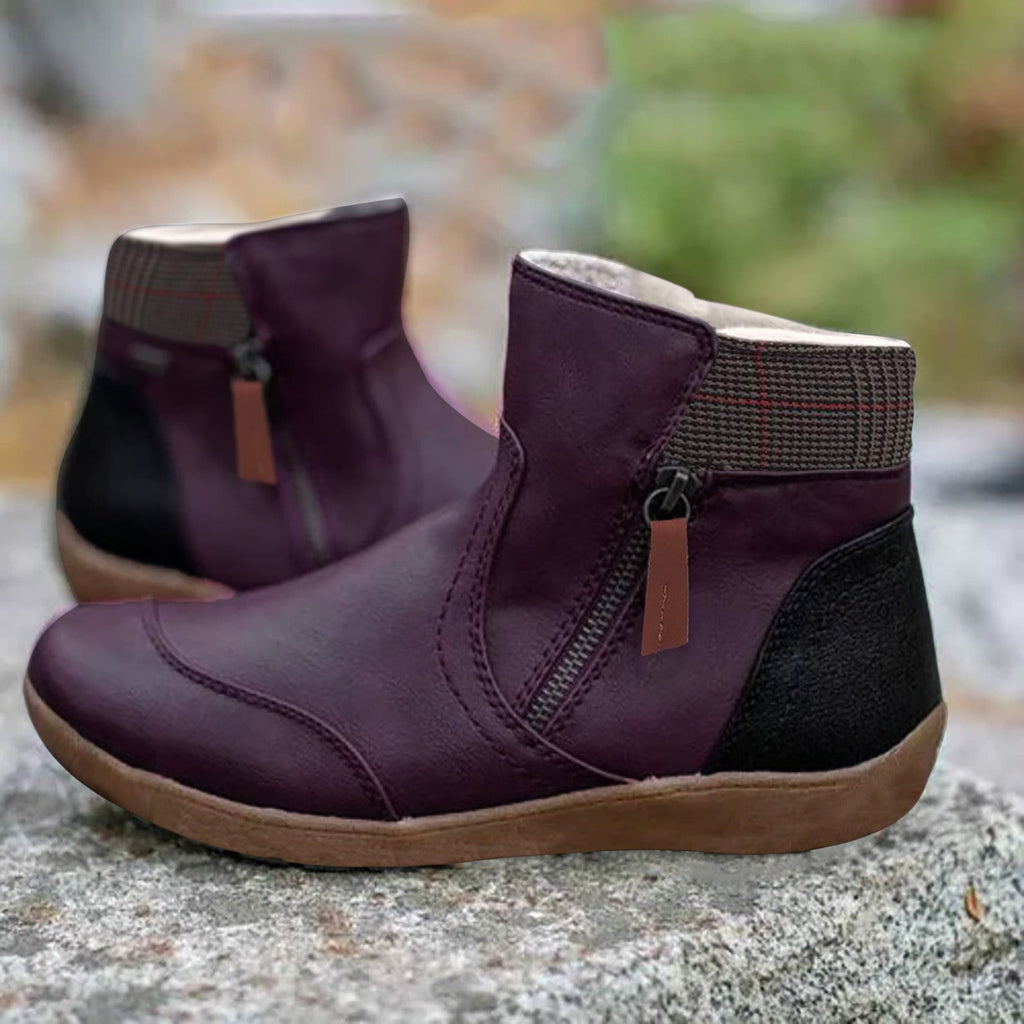 GR | Waterproof, orthopedic leather boots