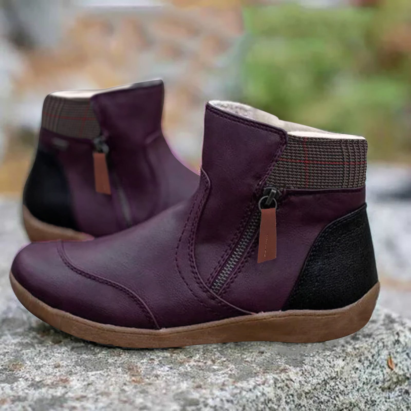 GR | Waterproof, orthopedic leather boots