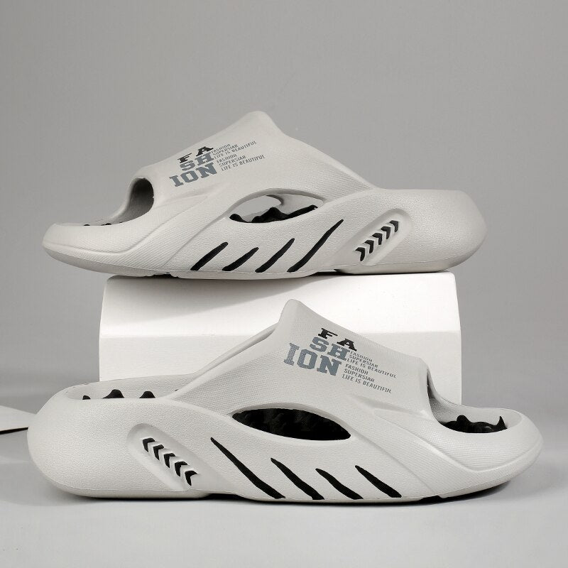 GR | Luxury Orthopedic Bath Slippers with Soft Footbed and Non-Slip Sole