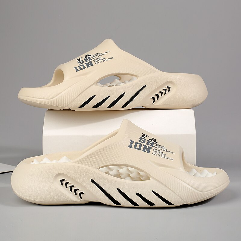 GR | Luxury Orthopedic Bath Slippers with Soft Footbed and Non-Slip Sole