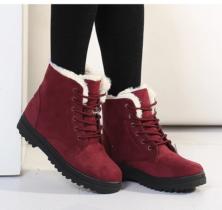 GR | Non-slip snow boots with laces