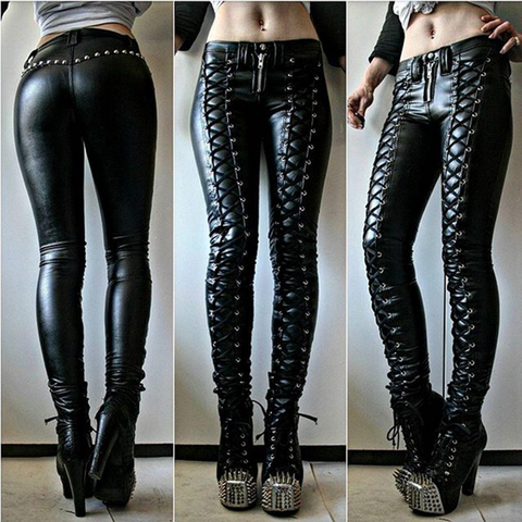 GR | Schlank und Stilvoll Punk Bandage Hose