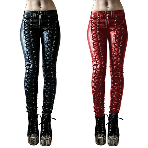 GR | Schlank und Stilvoll Punk Bandage Hose