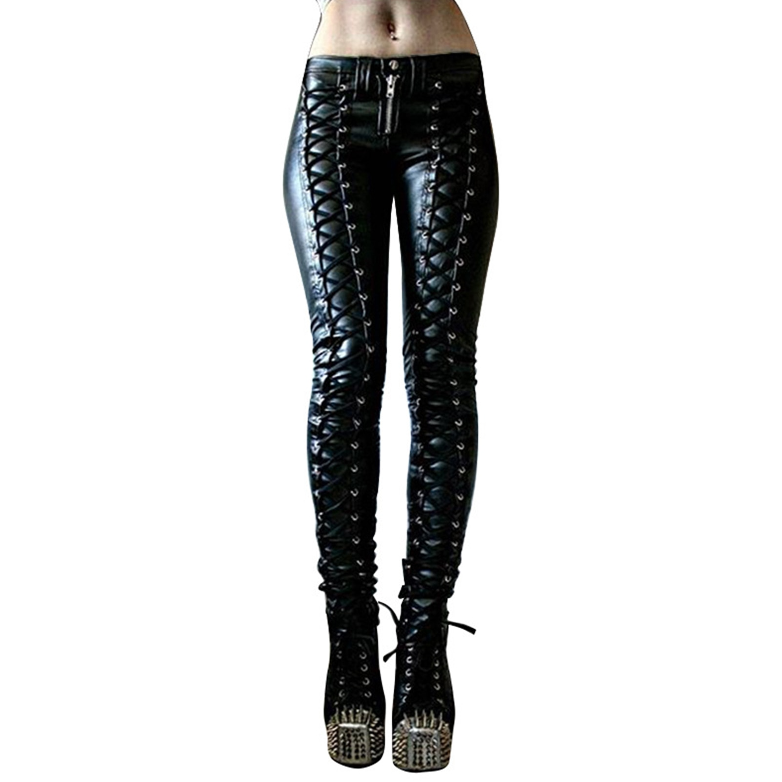 GR | Schlank und Stilvoll Punk Bandage Hose