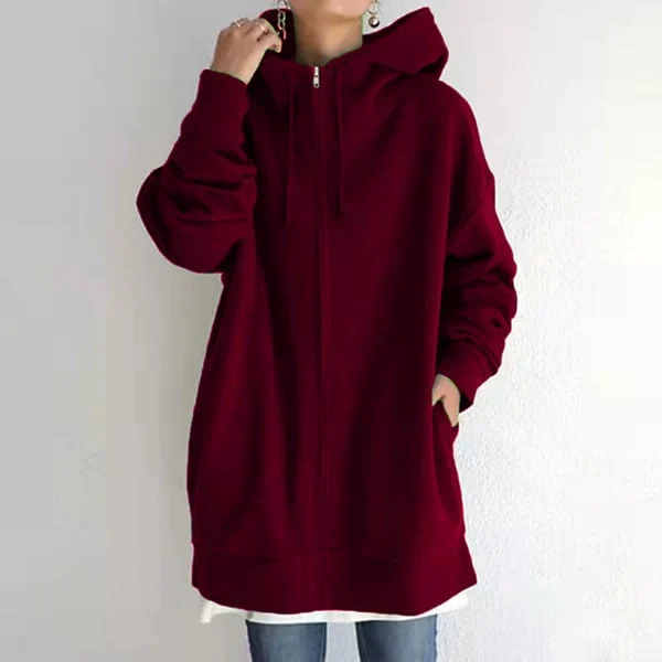 Autumn/Winter zip-up hoodie