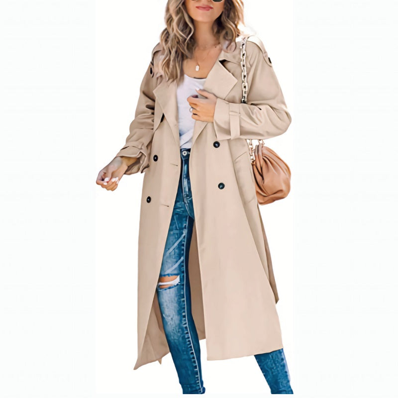 GR | Women's Long Trench Coat