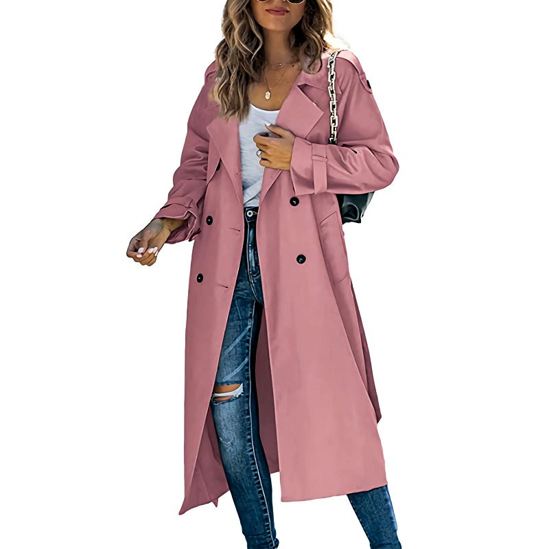 GR | Women's Long Trench Coat