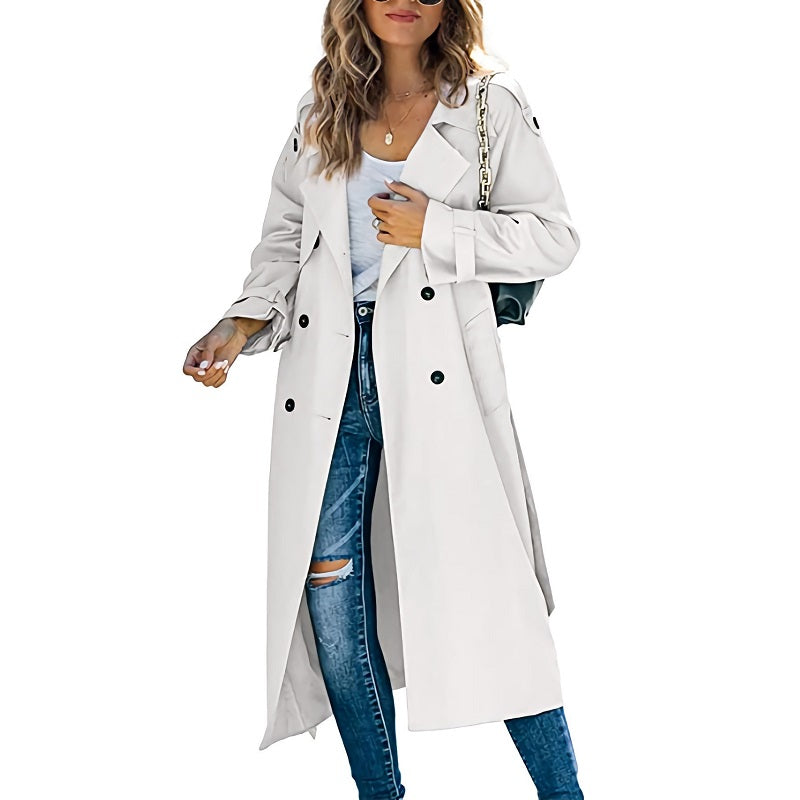 GR | Women's Long Trench Coat