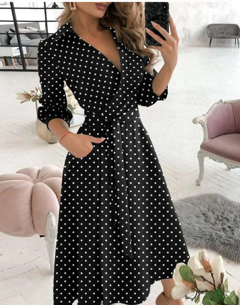 GR | Midi Kleid Elegantes Design Formelle & Abendmode