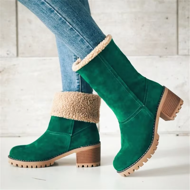 GR | Stylish Warm Leather Snow Boots