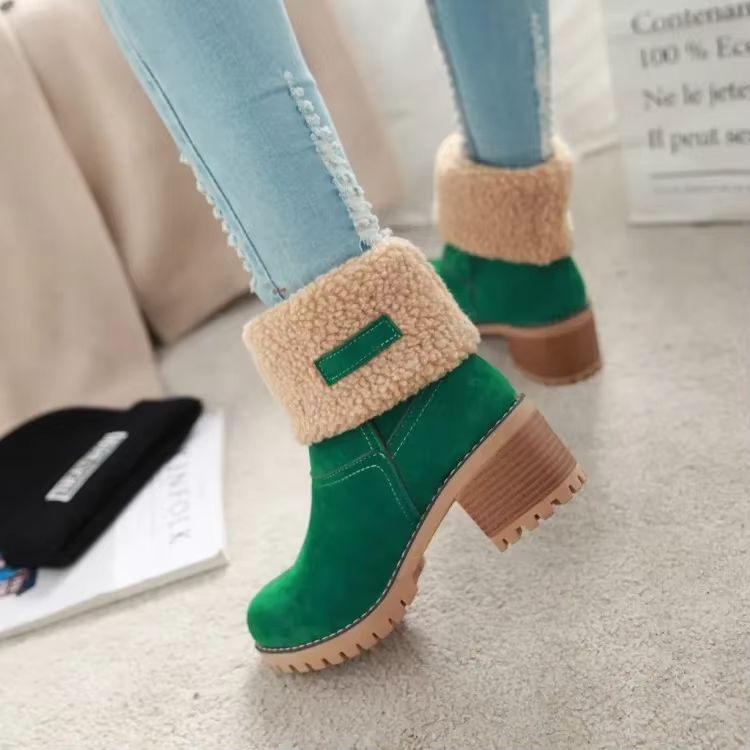 GR | Stylish Warm Leather Snow Boots
