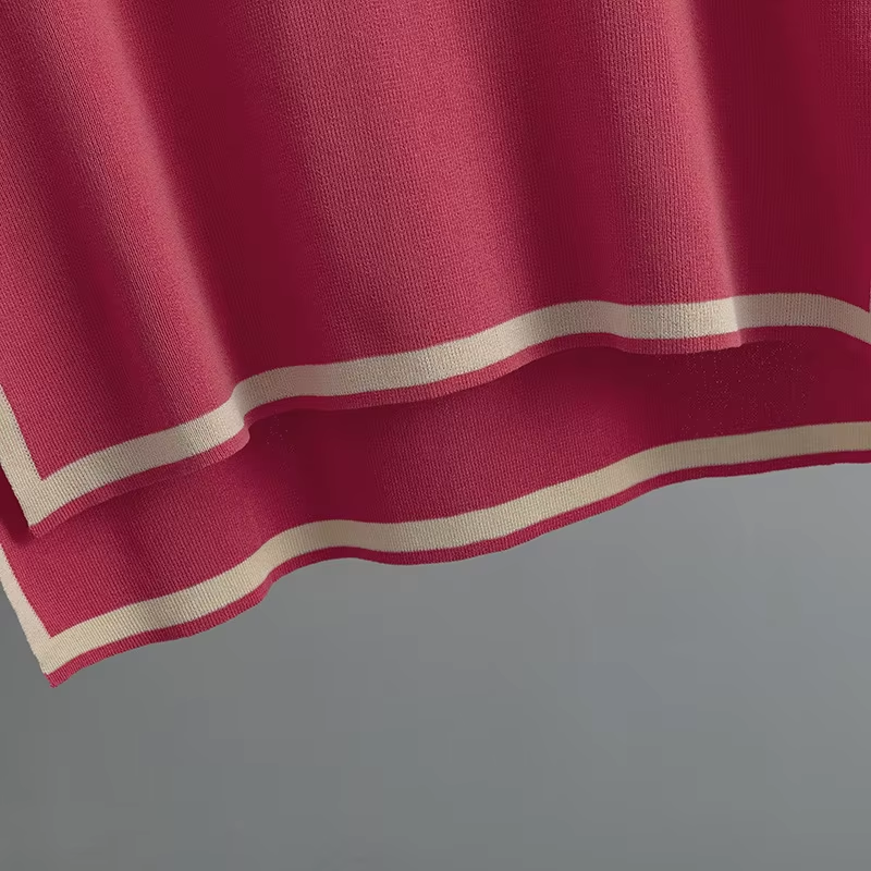GR | Elegant short-sleeved two-piece set made of ice silk