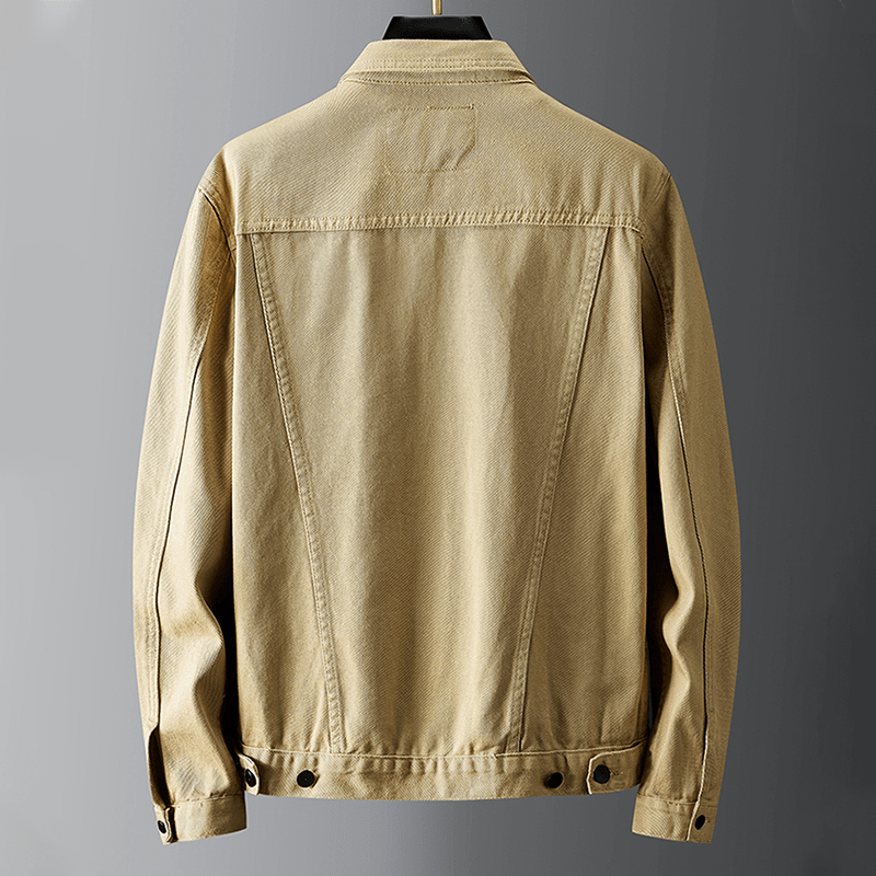GR | Denim jacket, classic button-up, chest and welt pockets, robust casual wear