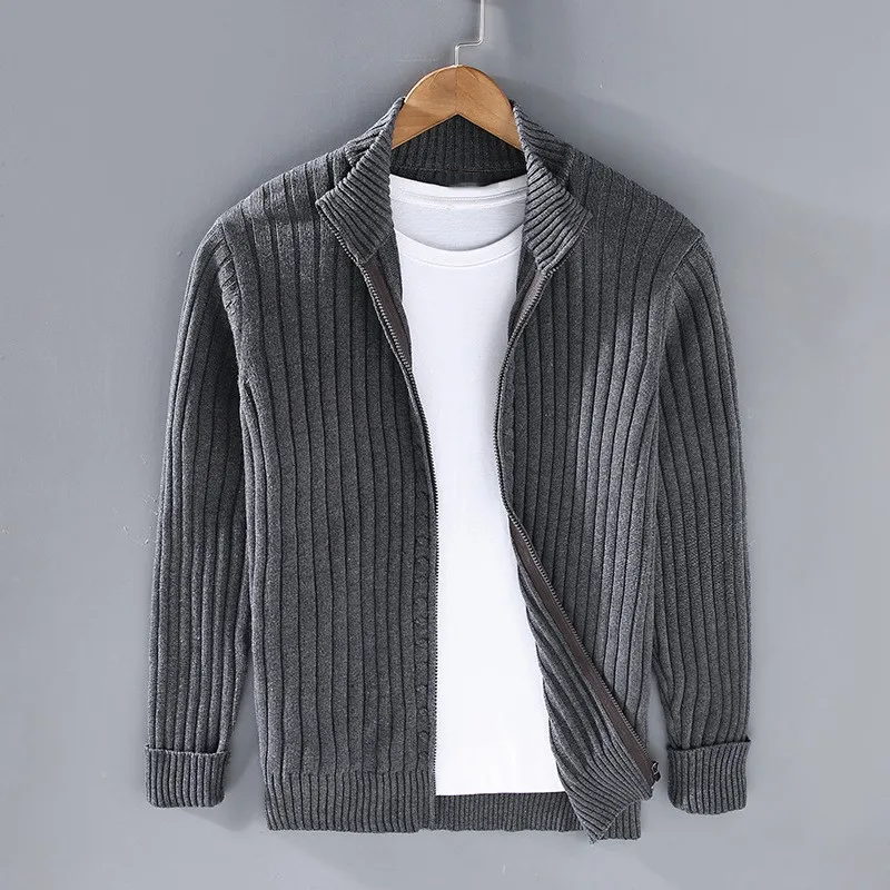 GR | Merino cardigan with zipper
