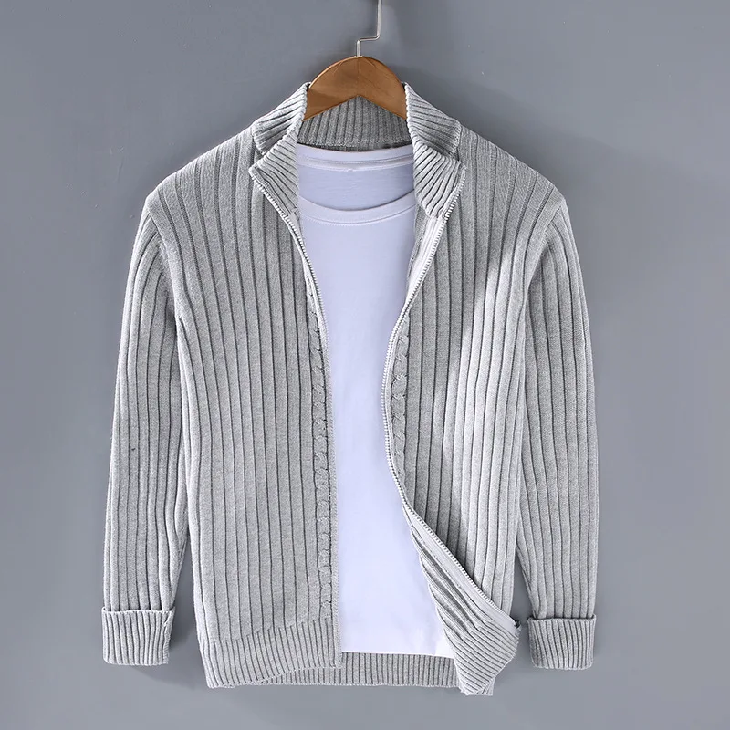 GR | Merino cardigan with zipper