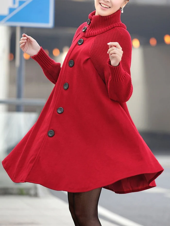 GR - Long coat in plus size